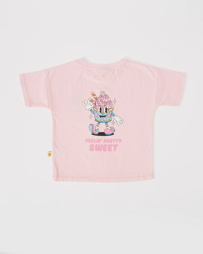 Goldie + Ace Feelin Pretty Sweet T-Shirt - Pink
