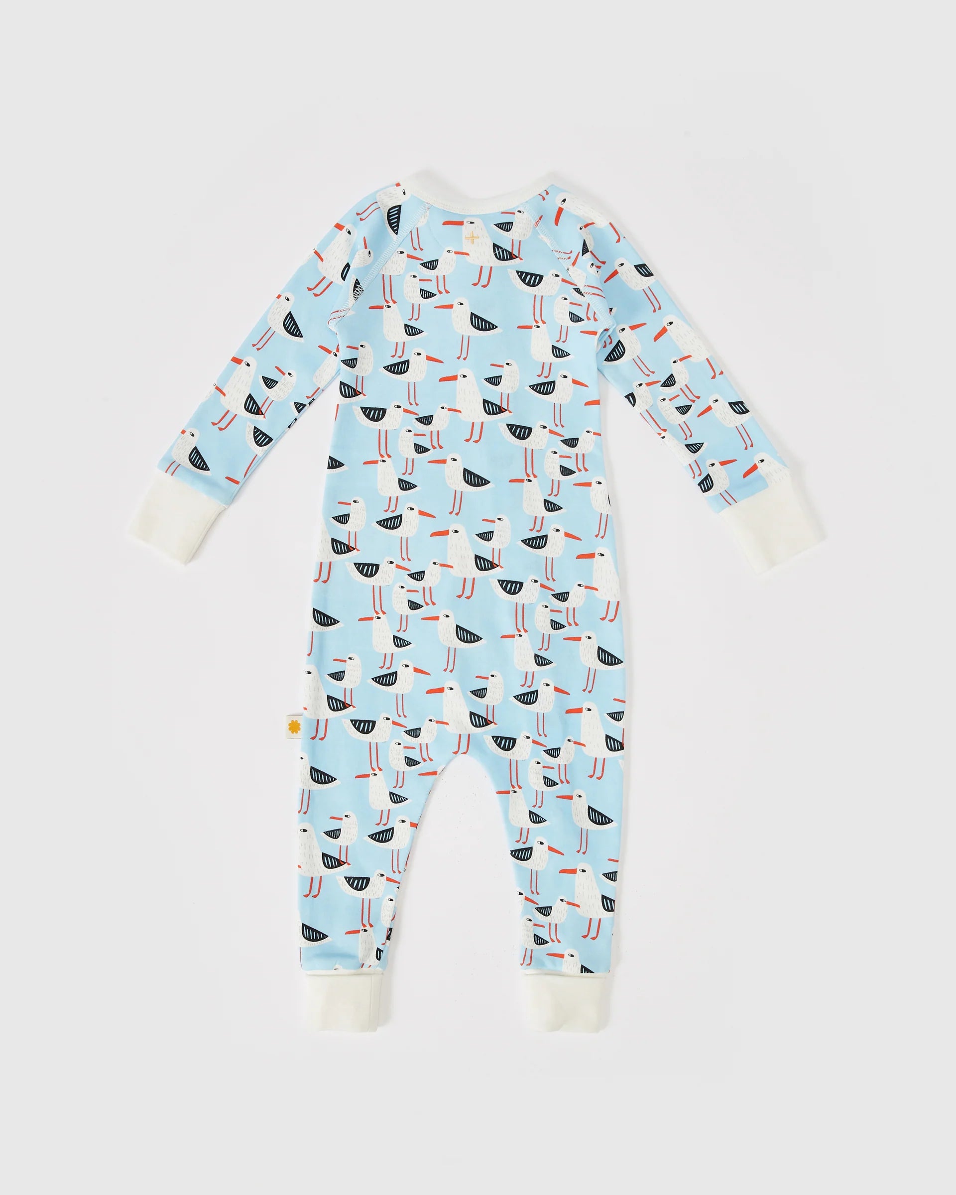 Goldie + Ace Seagulls Zipsuit - Blue