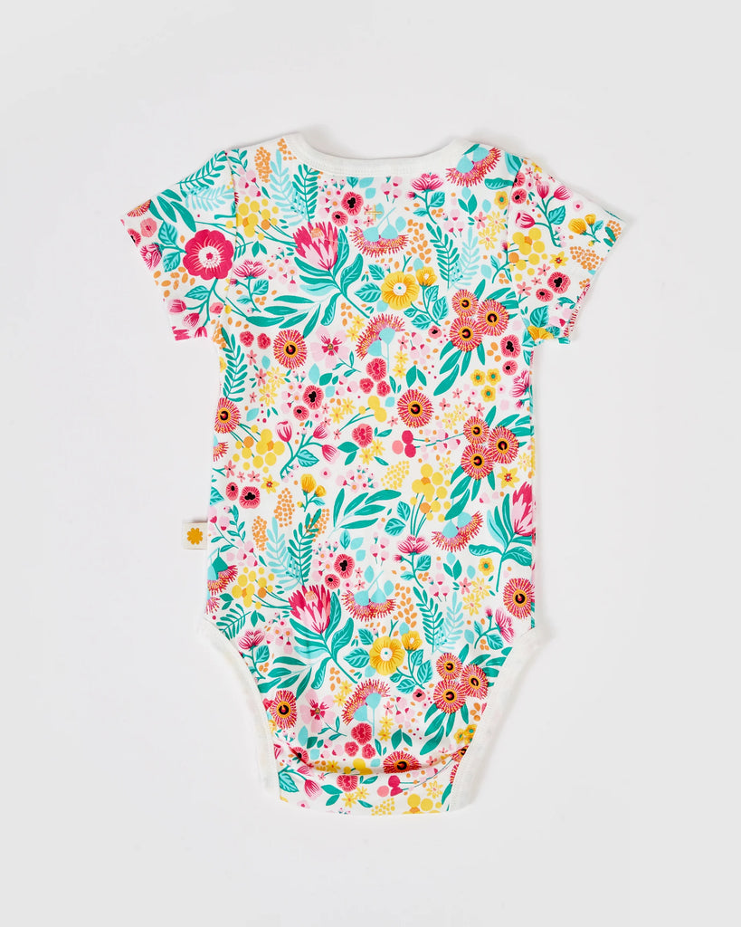 Goldie + Ace Native Botanical Short Sleeve Bodysuit - Multi