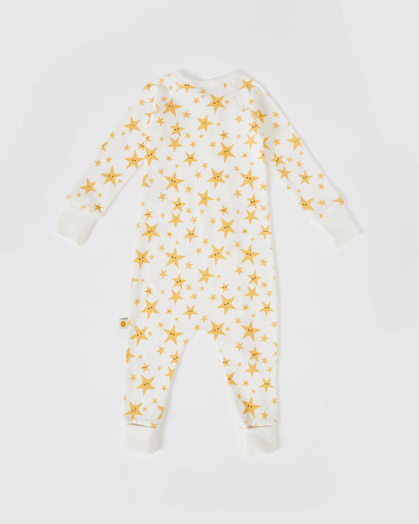 Goldie + Ace Oliver Star Zipsuit - White