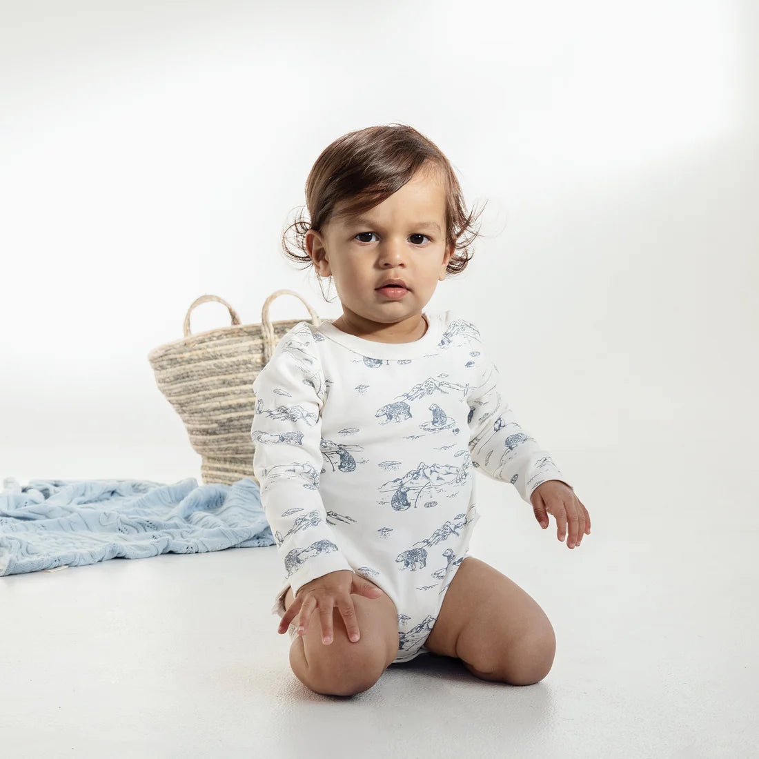 Aster & Oak Arctic AOP Onesie