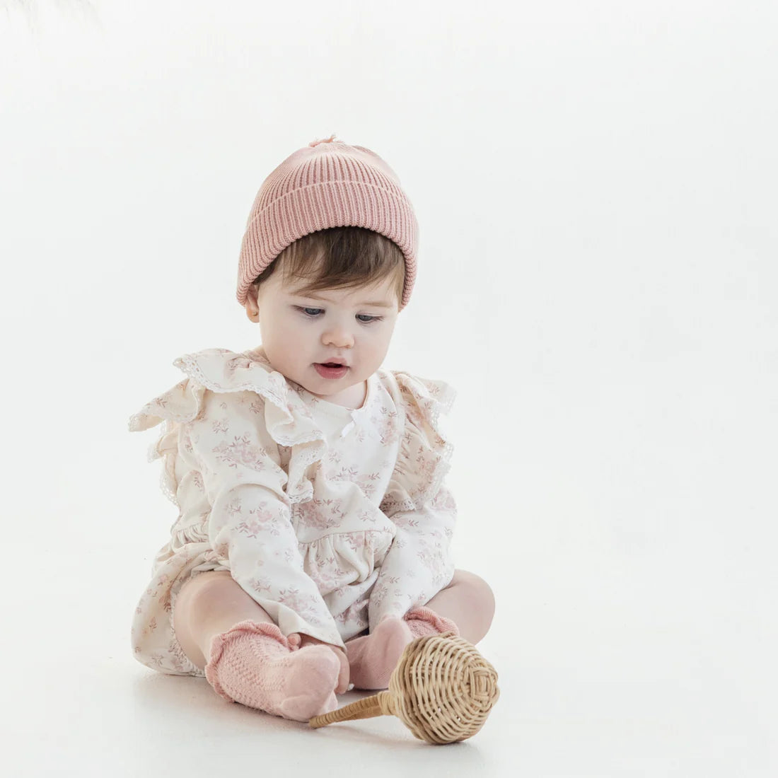 Aster & Oak Emmy Floral Bubble Romper