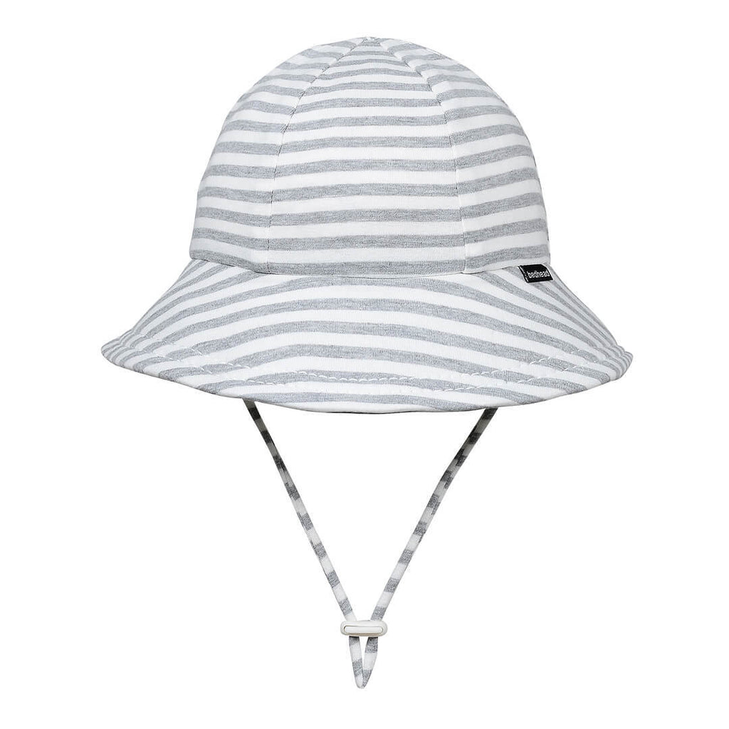 Bedhead Hats Toddler Bucket Sun Hat - Grey Stripe