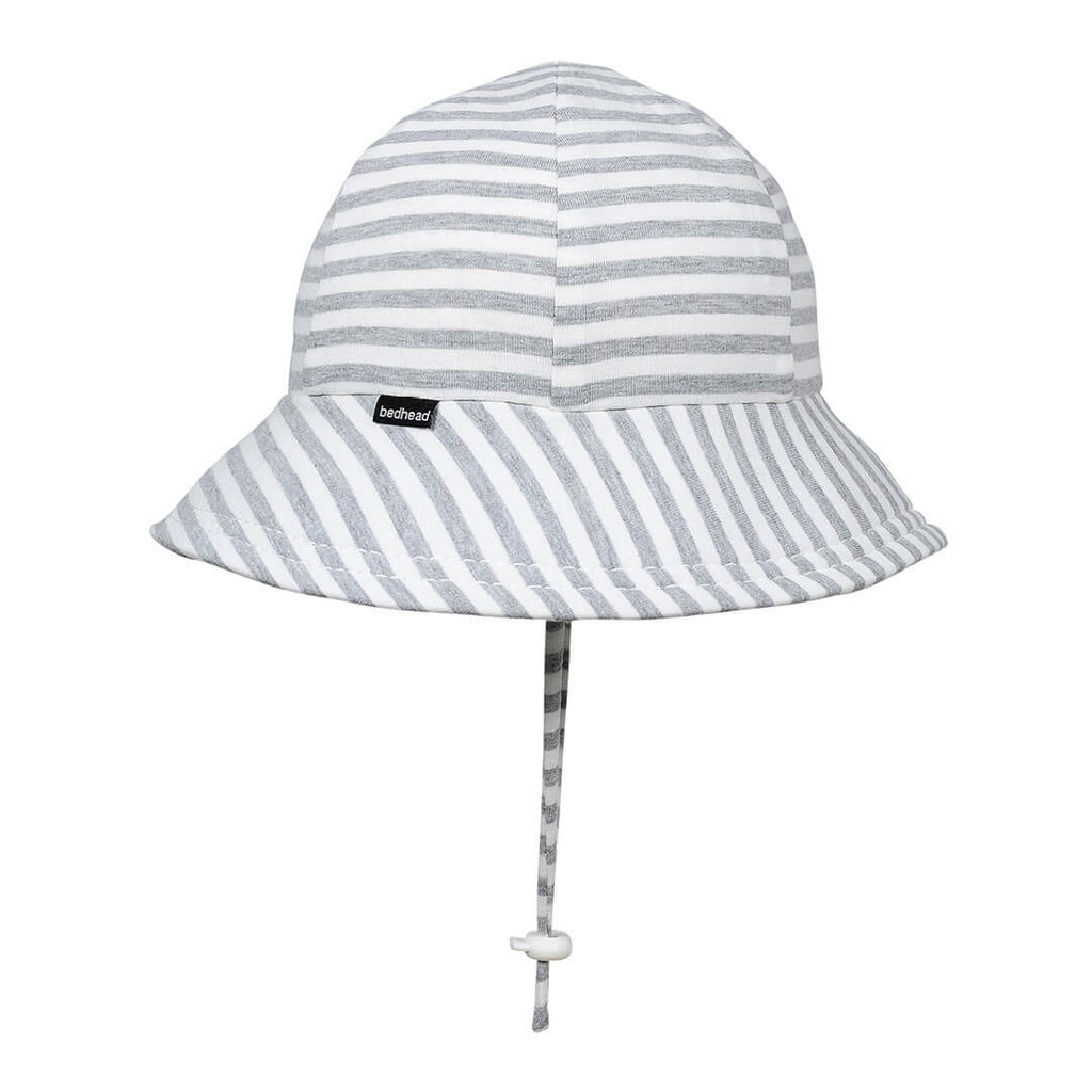 Bedhead Hats Toddler Bucket Sun Hat - Grey Stripe