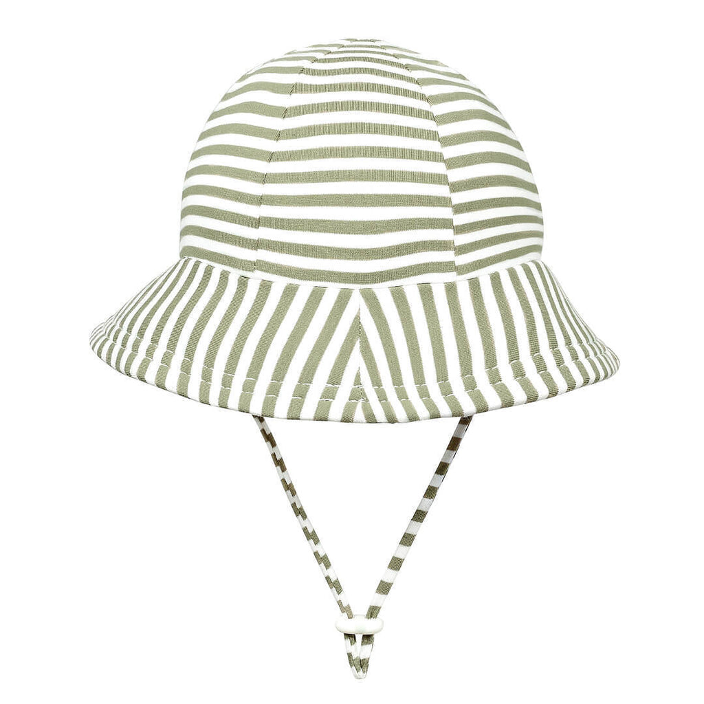 Bedhead Hats Toddler Bucket Sun Hat - Khaki Stripe