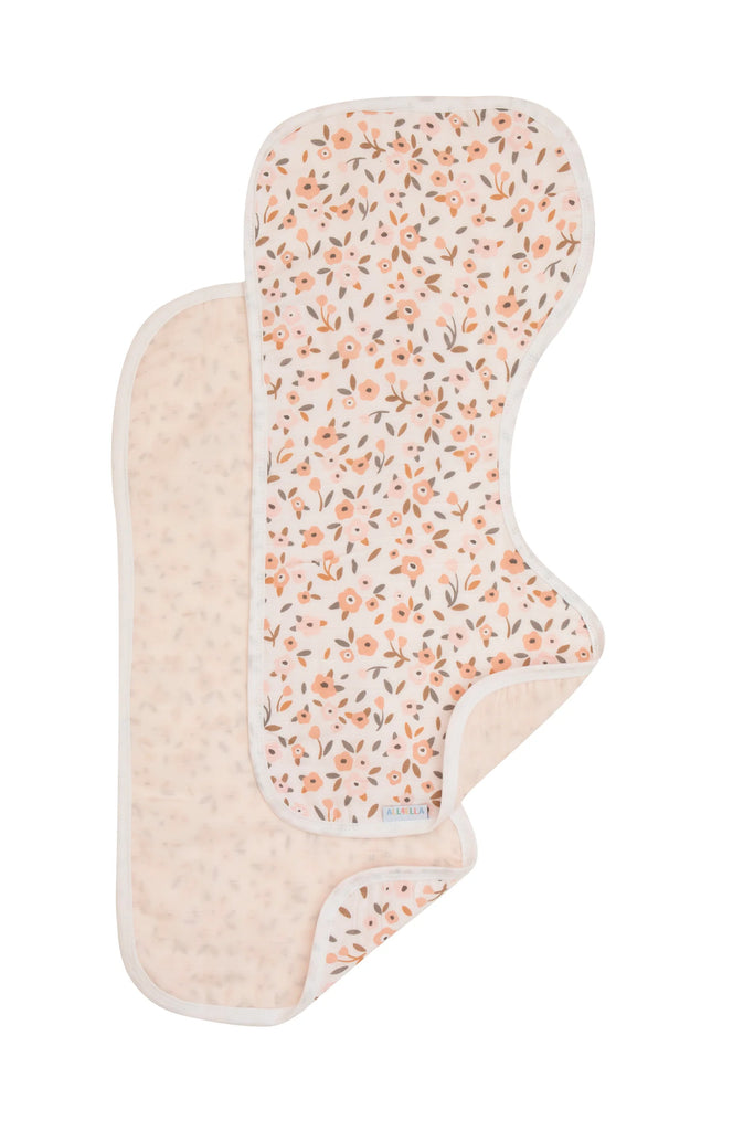 All4Ella Burp Cloth 2pk - Floral Bouquet