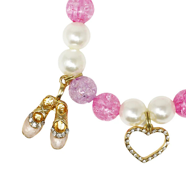 Pink Poppy Ballerina Bracelet