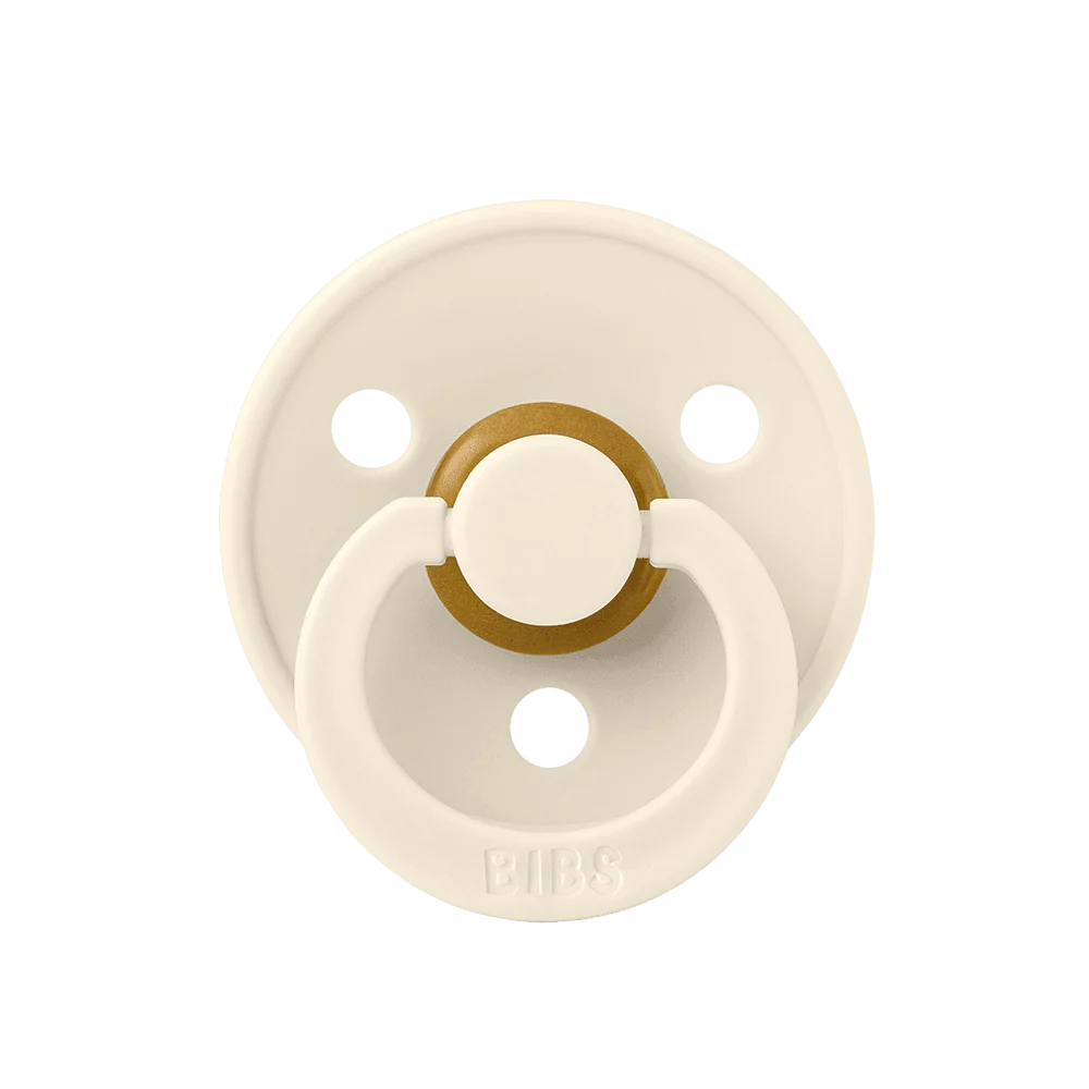 Bibs Pacifier Pack Ivory Laurie Claire Kids