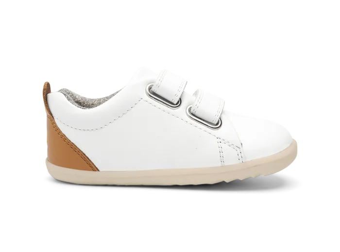 SU Grass Court White Caramel Bobux Laurie Claire Kids