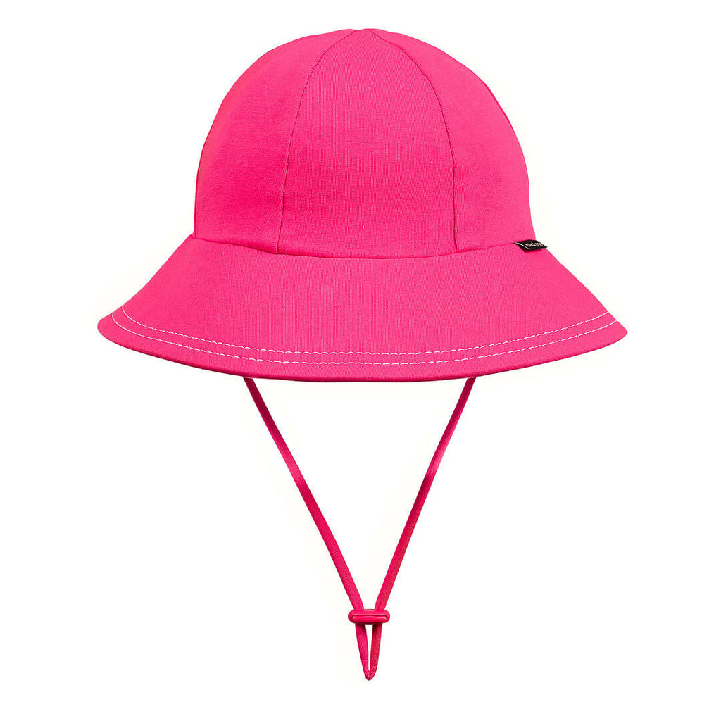 Bedhead Hats Ponytail Bucket Hat with Strap - Bright pink