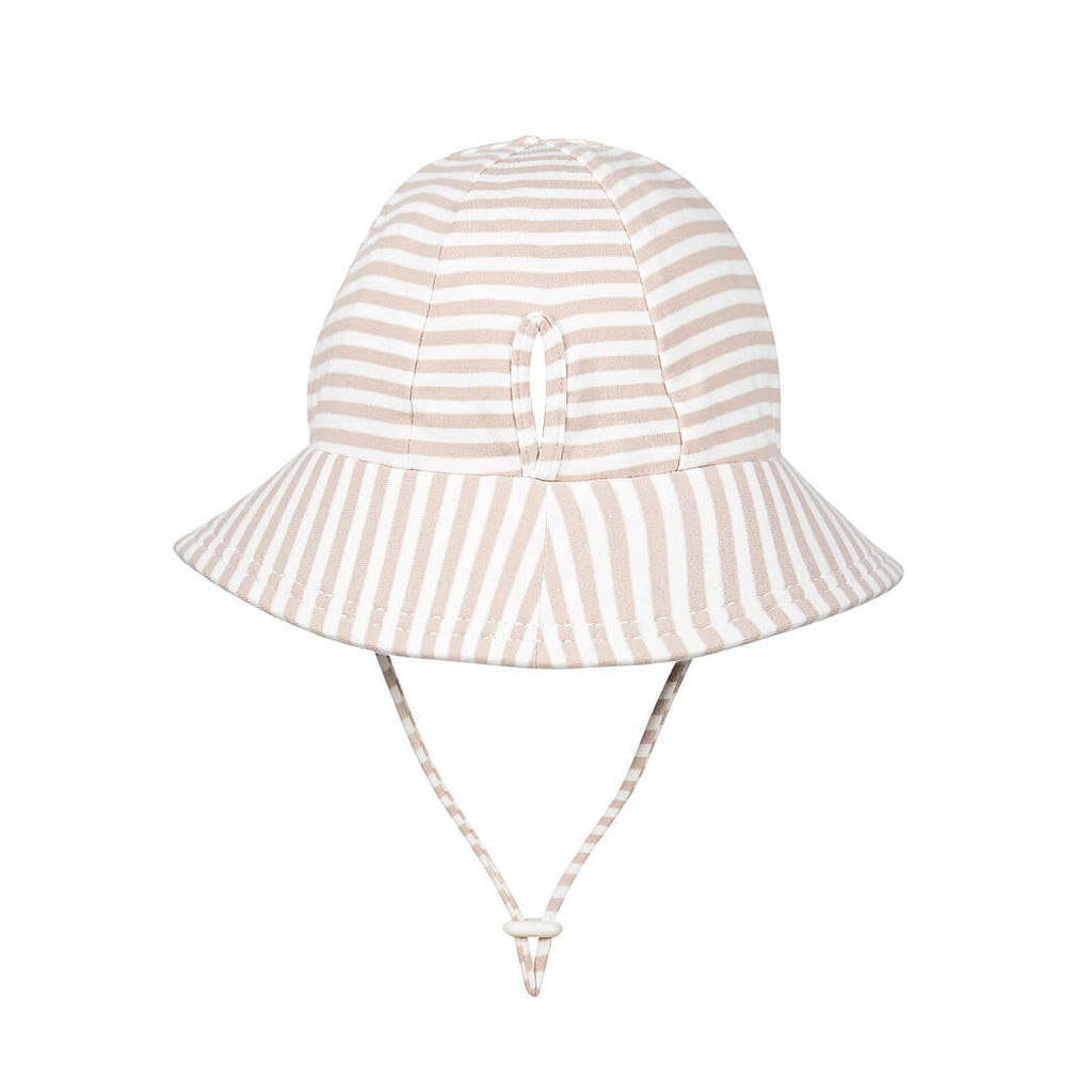 Bedhead Hats Ponytail Bucket Sun Hat - Natural Stripe