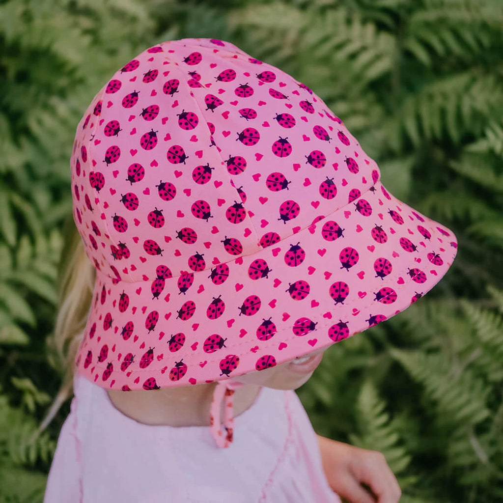 Bedhead Hats Ponytail Bucket Sun Hat - Ladybug
