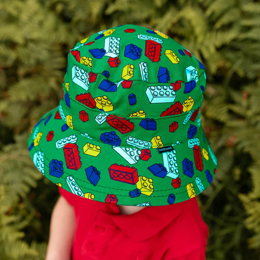 Bedhead Hats Classic Bucket Sun Hat - Blocks