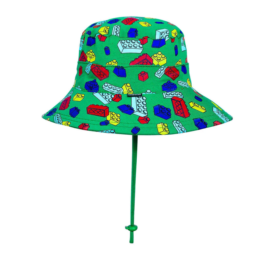 Bedhead Hats Classic Bucket Sun Hat - Blocks