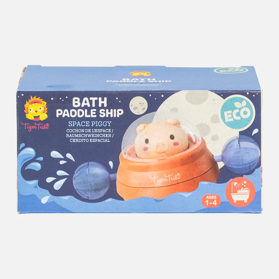 Tiger Tribe Bath Paddle Ship - Space Piggy