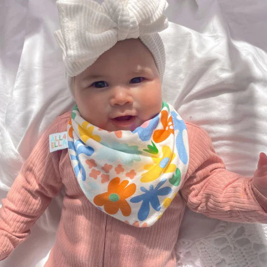 ALL4ELLA Bandana Bib 2 Pack - Bright Floral