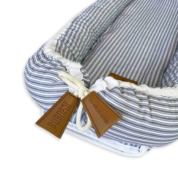 Organic Baby Nest - Nautisk Linen