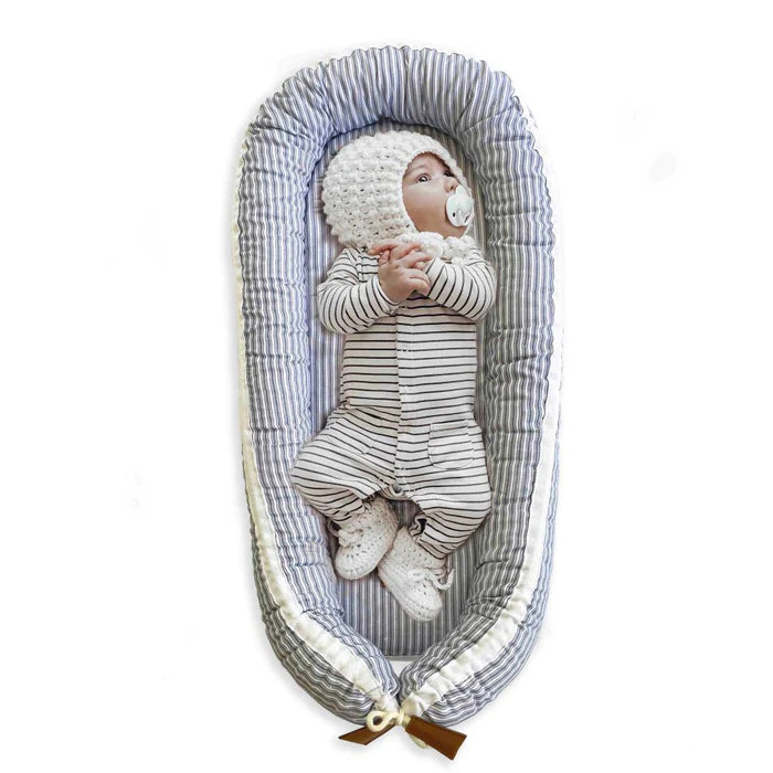 Organic Baby Nest - Nautisk Linen