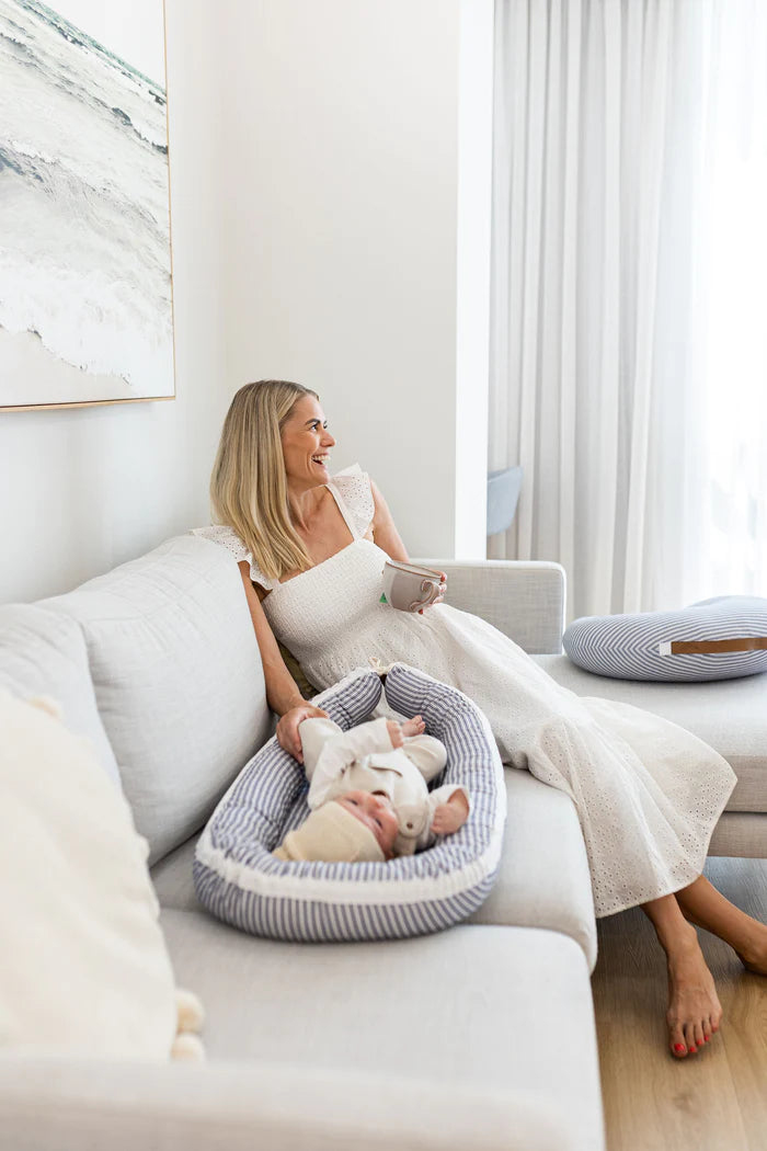 Organic Baby Nest - Nautisk Linen