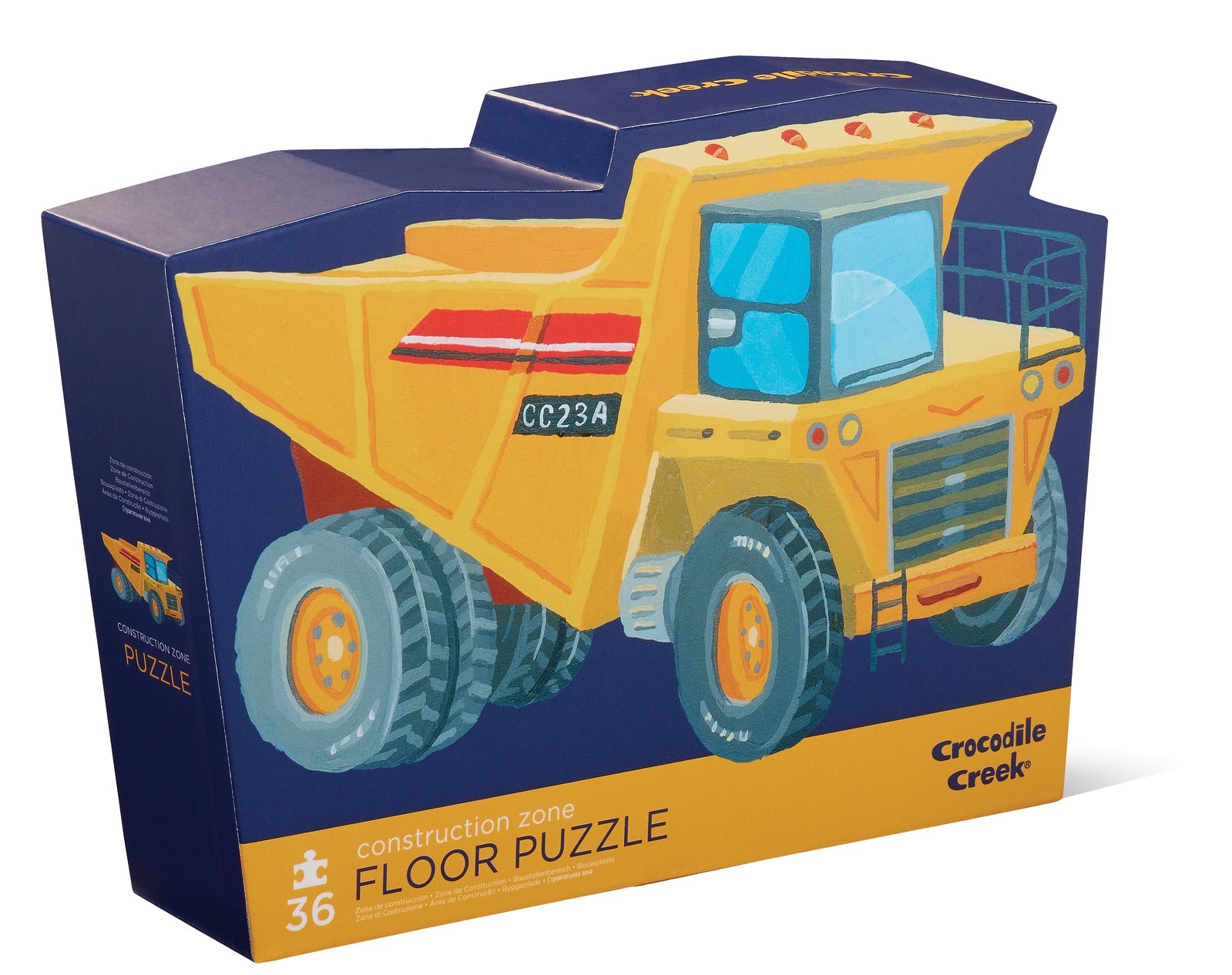 Crocodile Creek Classic Floor Puzzle - 36 pc - Construction Zone
