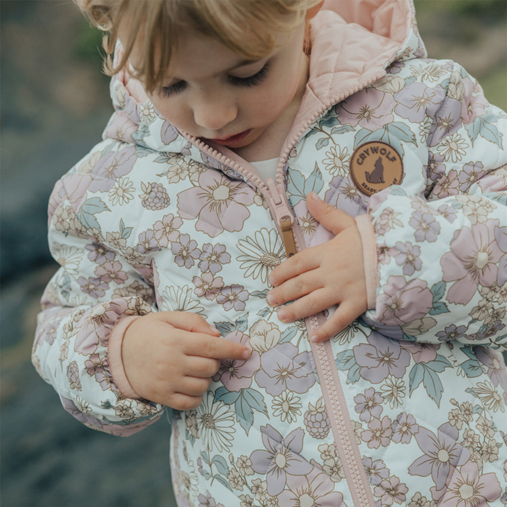 Crywolf Reversible Eco Puffer - Daisy Floral