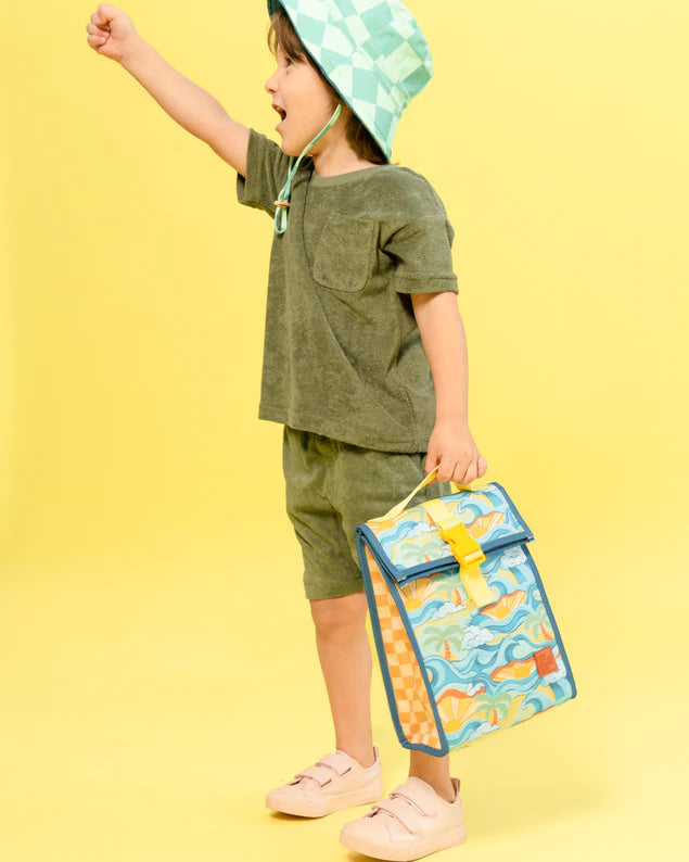 The Somewhere Co Surfs Up Mini Lunch Satchel