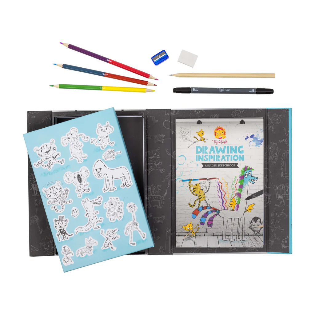 Tiger Tribe Drawing Inspiration - A Guided Sketchbook