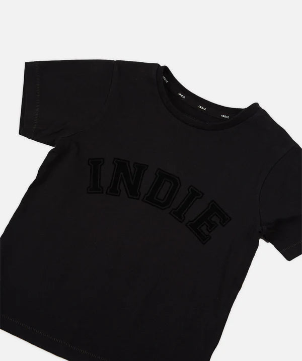 Indie Kids The Reyner Tee - Washed Black