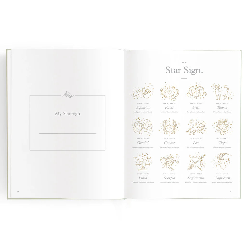 Fox & Fallow Baby Book - Pistachio