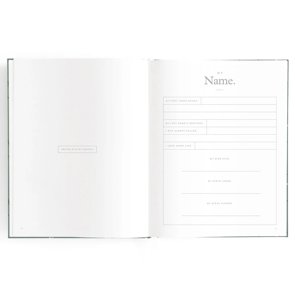 Fox & Fallow Baby Book - Pine