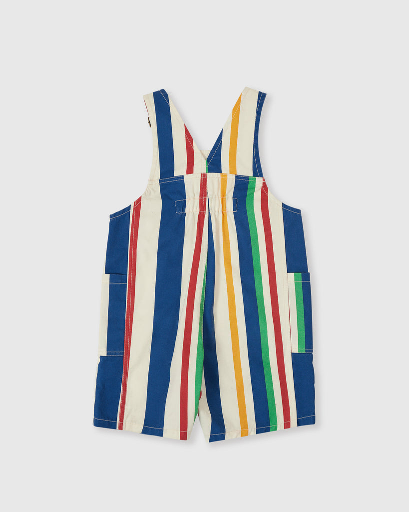 Goldie + Ace James Denim Pocket Overalls - 90's Vintage Stripe
