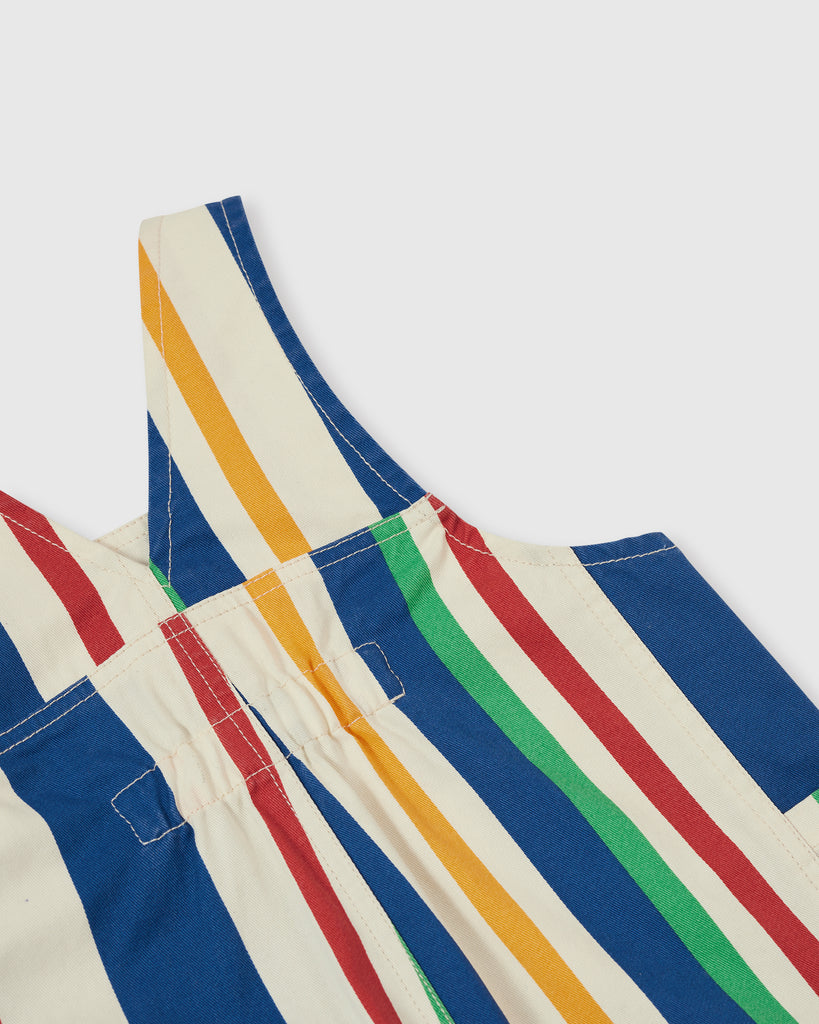 Goldie + Ace James Denim Pocket Overalls - 90's Vintage Stripe