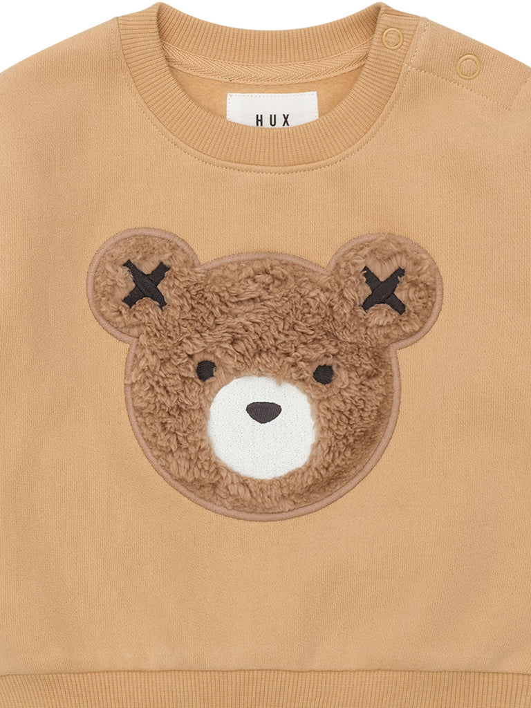 Huxbaby Furry Huxbear Sweatshirt - Honey