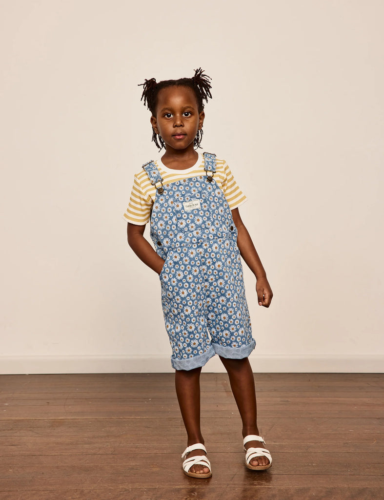 Goldie + Ace Burton Denim Overalls - Daisy Denim