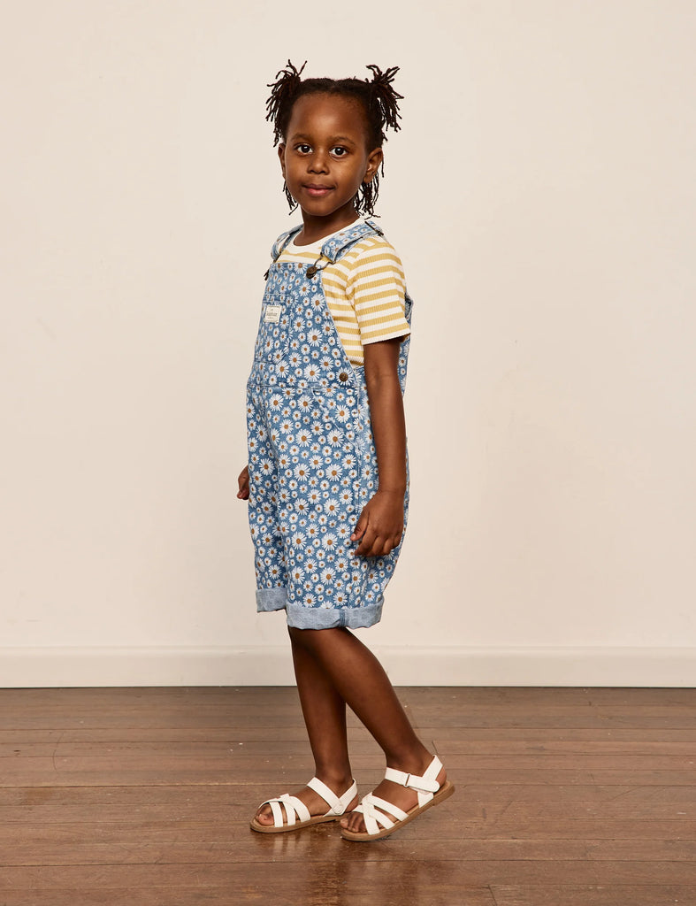 Goldie + Ace Burton Denim Overalls - Daisy Denim