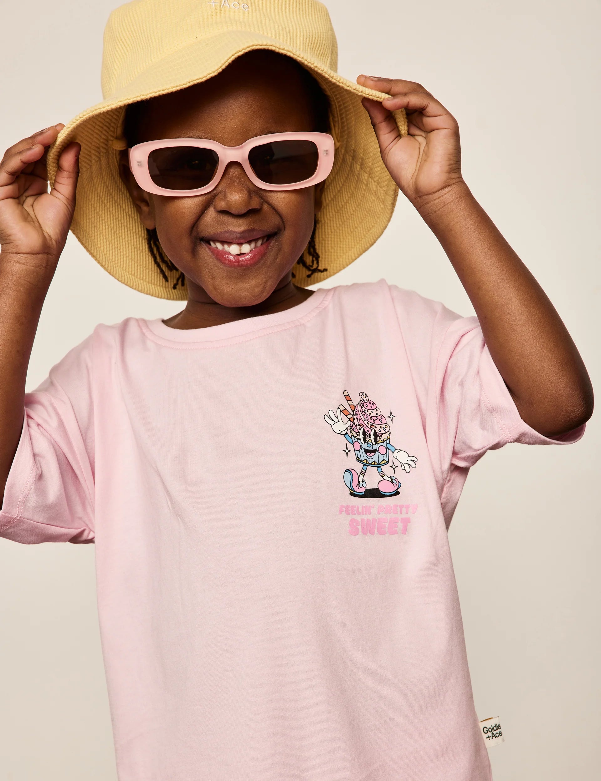 Goldie + Ace Feelin Pretty Sweet T-Shirt - Pink