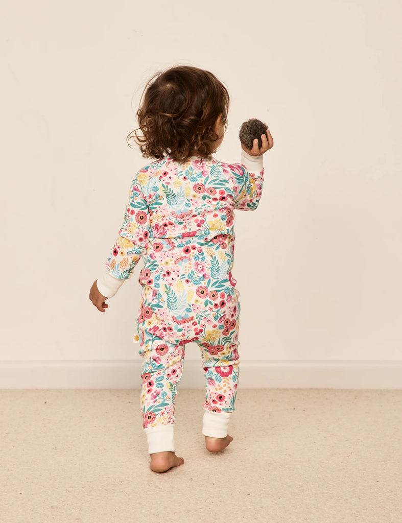 Goldie + Ace Native Botanical Zipsuit - Multi
