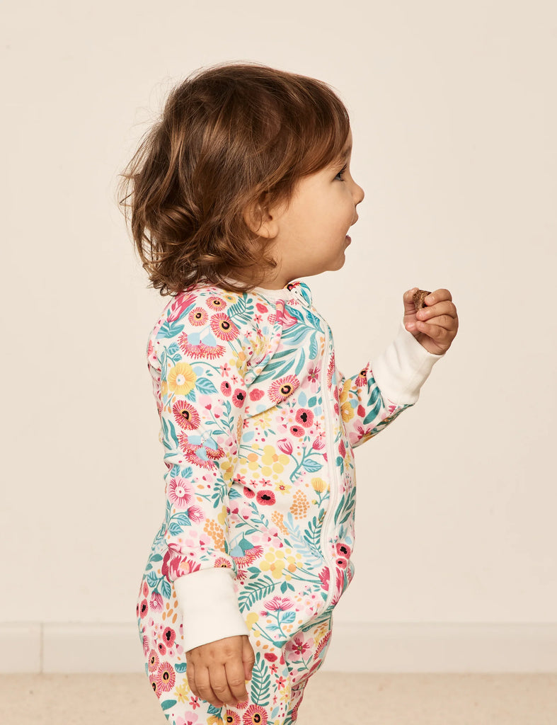 Goldie + Ace Native Botanical Zipsuit - Multi