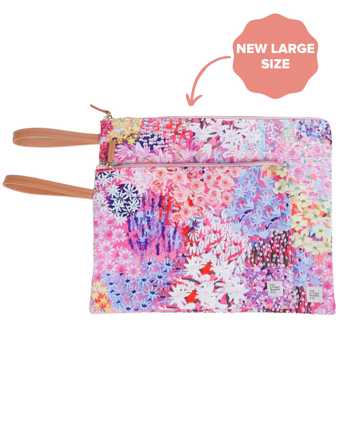The Somewhere Co Large Wet Bag - Garden Party