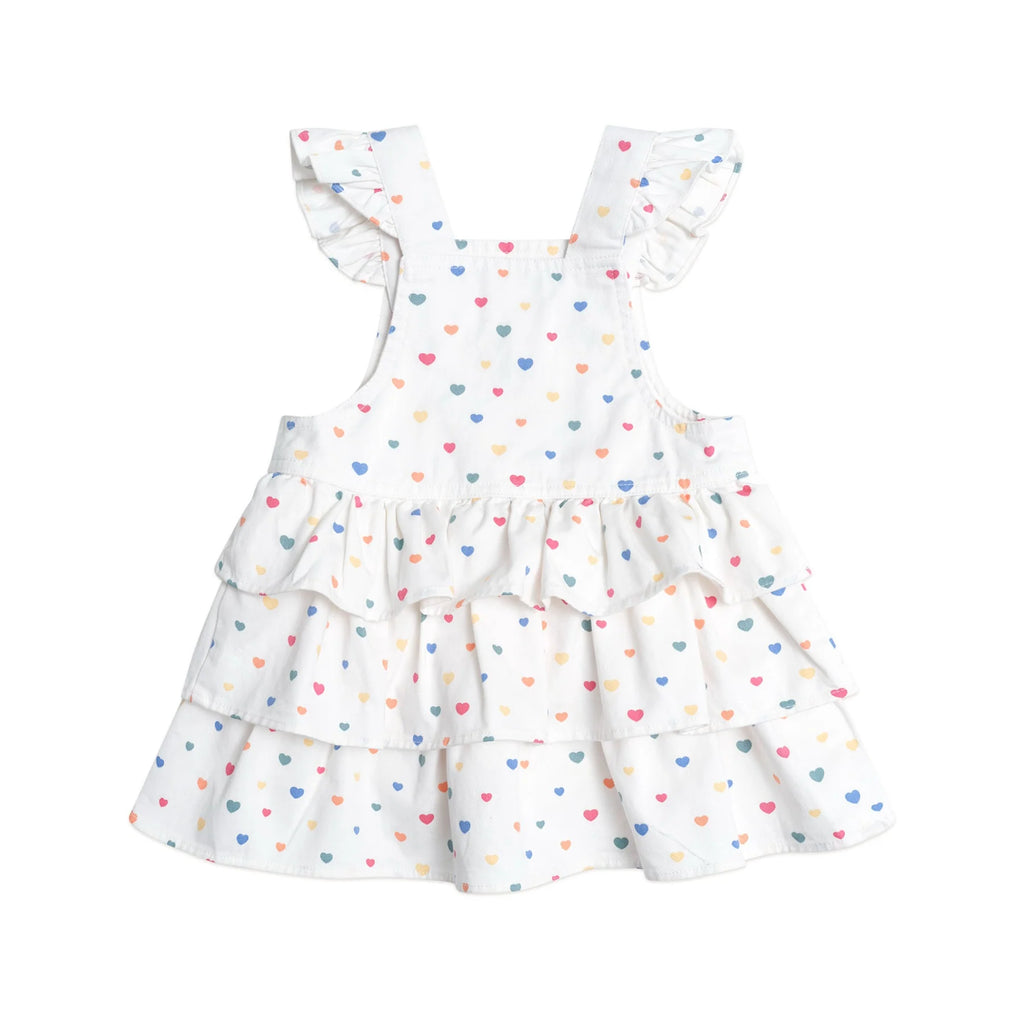 Huxbaby I Heart Cake Pinafore Dress - Multi