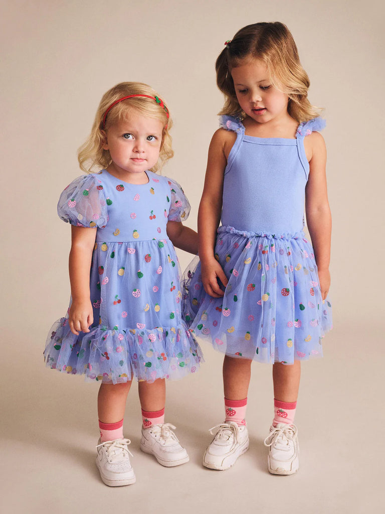 Huxbaby Fruit Salad Summer Tulle Dress - Seaside