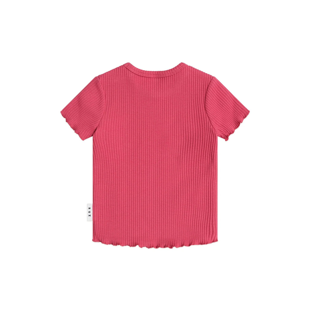 Huxbaby Cherry Rib Tee - Cherry