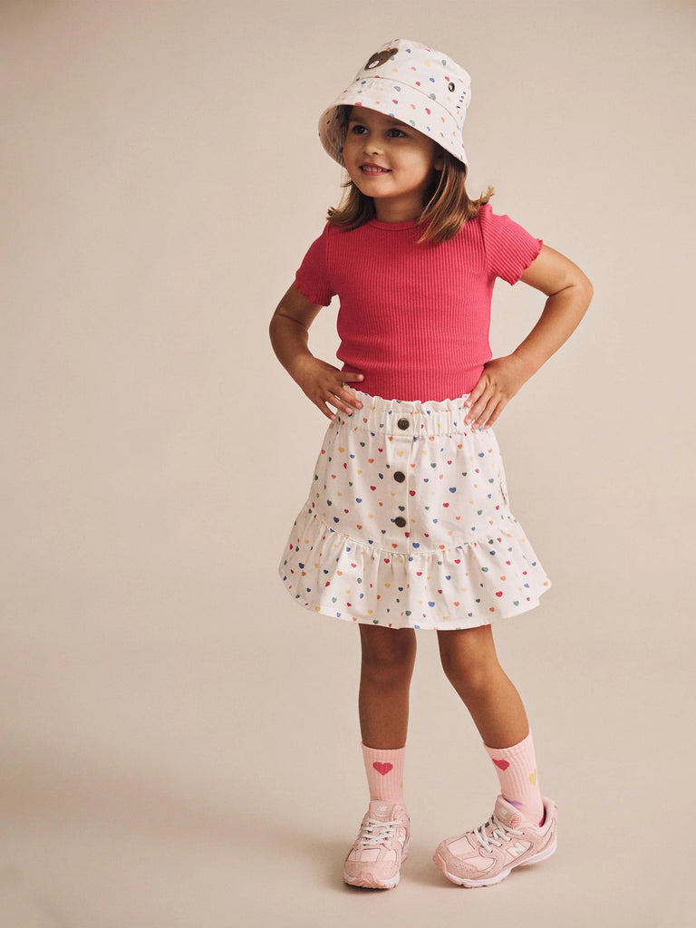 Huxbaby Cherry Rib Tee - Cherry