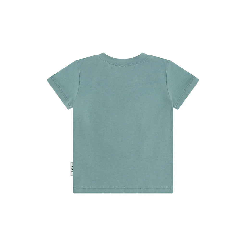 Huxbaby Furry Huxbear Tee - Granite Green