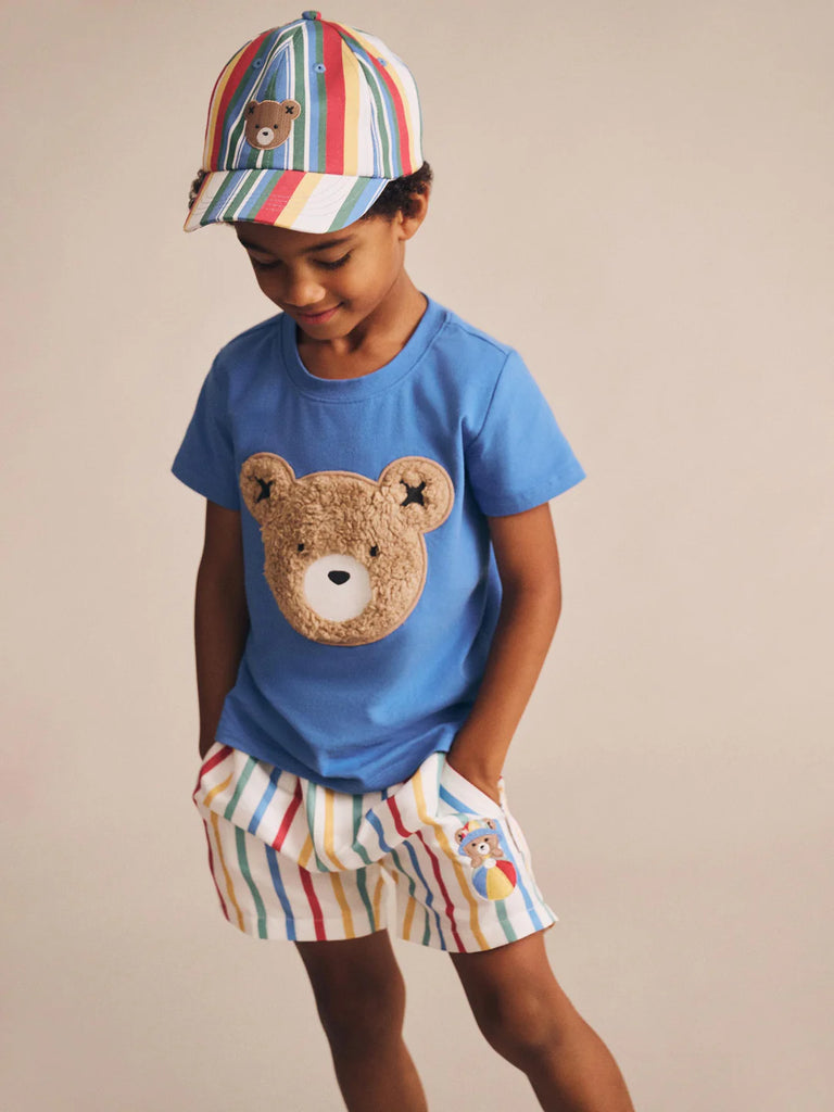 Huxbaby Furry Huxbear Tee - Marine Blue