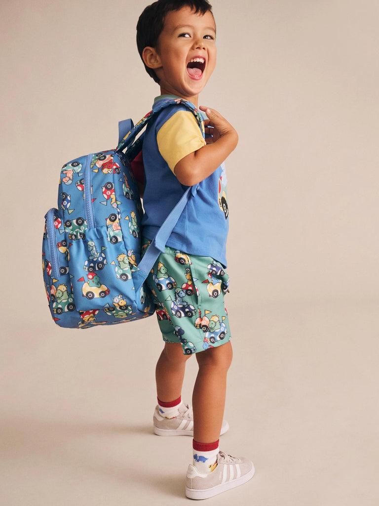 Huxbaby Racer Dino Boxy Tee - Multi