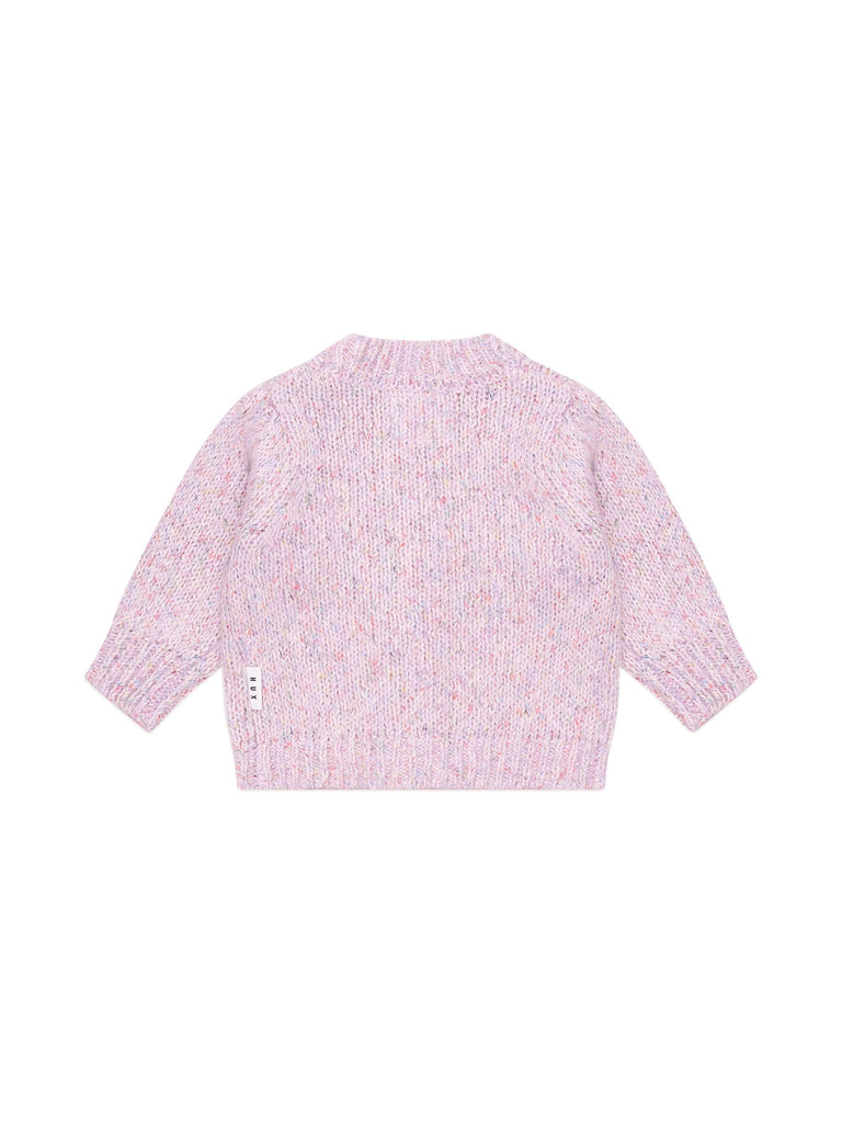 Huxbaby Rainbow Sprinkles Boxy Cardi - Multi