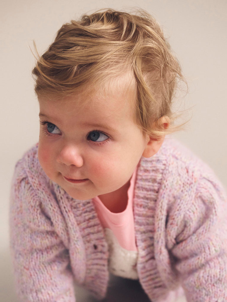 Huxbaby Rainbow Sprinkles Boxy Cardi - Multi