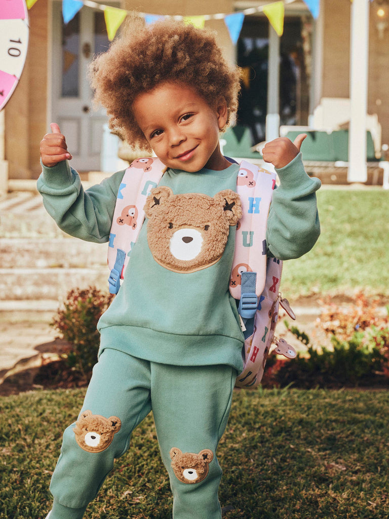 Huxbaby Furry Huxbear Sweatshirt - Sprout