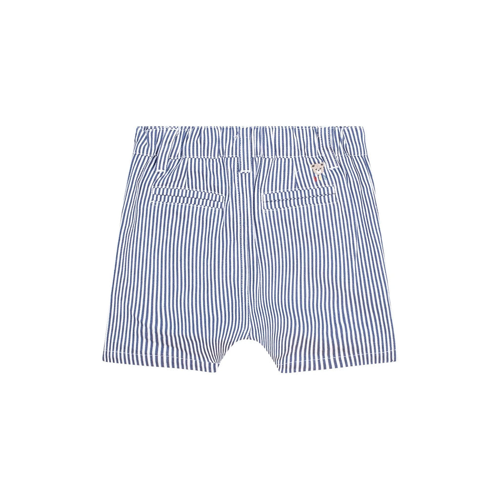 Huxbaby Classic Stripe Chino Shorts - Navy/Almond Milk